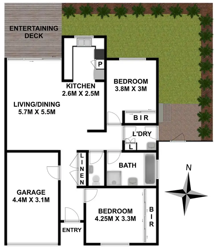 Floorplan of Homely villa listing, 7/80 Girraween Road, Girraween NSW 2145