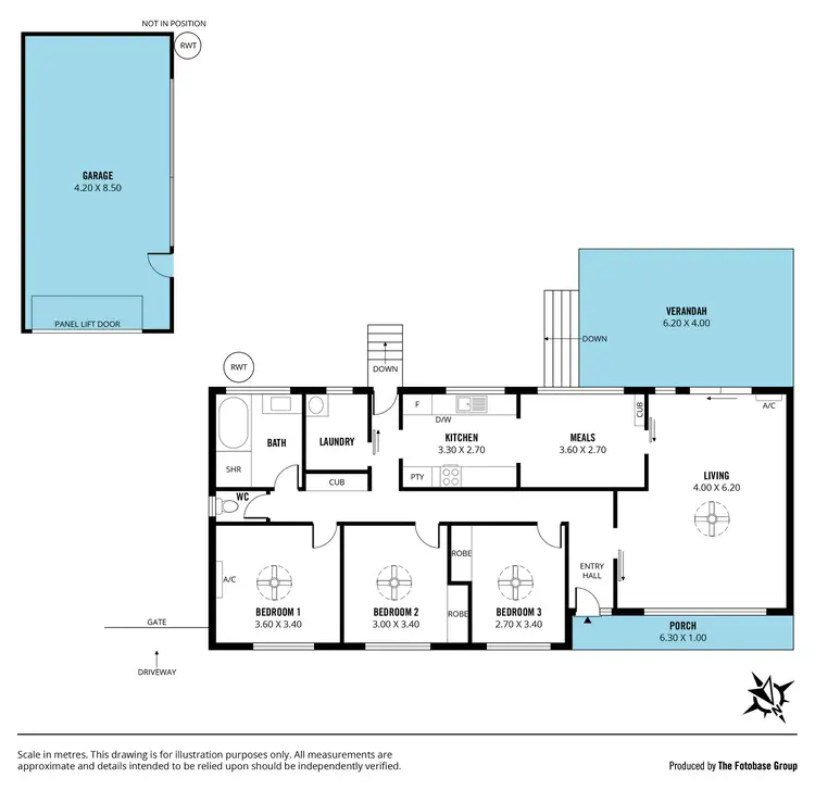 Floorplan of Homely house listing, 12 Michael Avenue, Hackham SA 5163