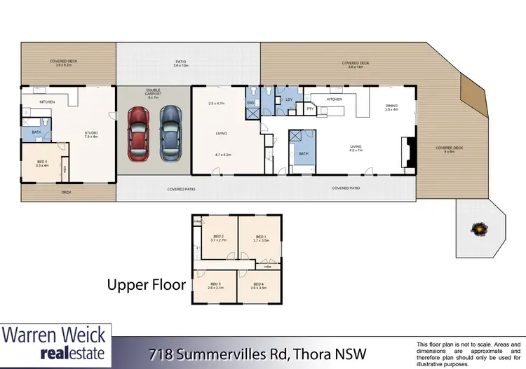 Floorplan of Homely rural property listing, 718 Summervilles Road, Bellingen NSW 2454