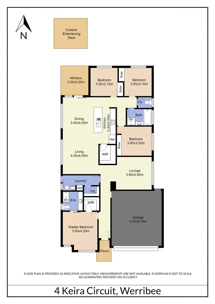Floorplan of Homely house listing, 4 Keira Circuit, Werribee VIC 3030