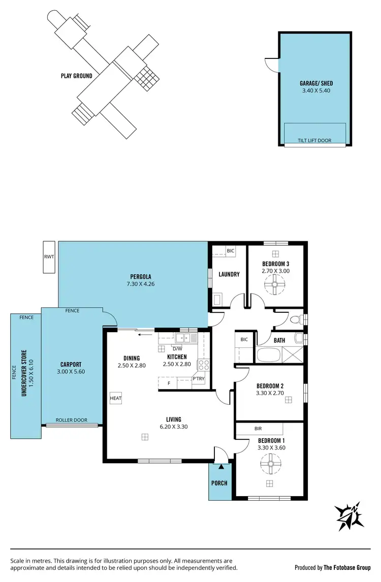 Floorplan of Homely house listing, 7 Paterson Drive, Hackham SA 5163