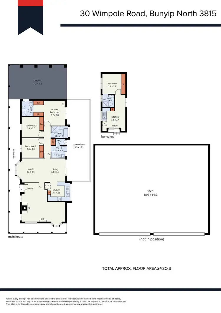 Floorplan of Homely house listing, 30 Wimpole Road, Bunyip North VIC 3815