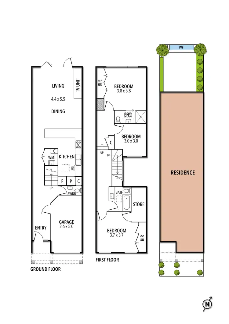 Floorplan of Homely house listing, 69A Lang Street, South Yarra VIC 3141