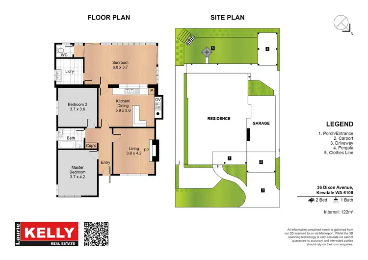 Floorplan of Homely house listing, 36 Dixon Avenue, Kewdale WA 6105