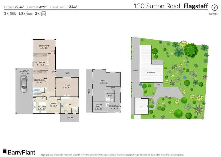 Floorplan of Homely rural property listing, 120 Sutton Road, Flagstaff VIC 3465