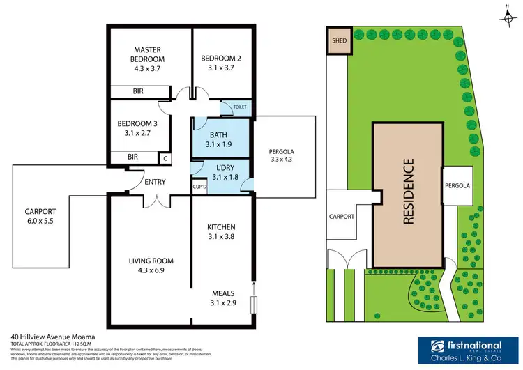 Floorplan of Homely house listing, 40 Hillview Avenue, Moama NSW 2731