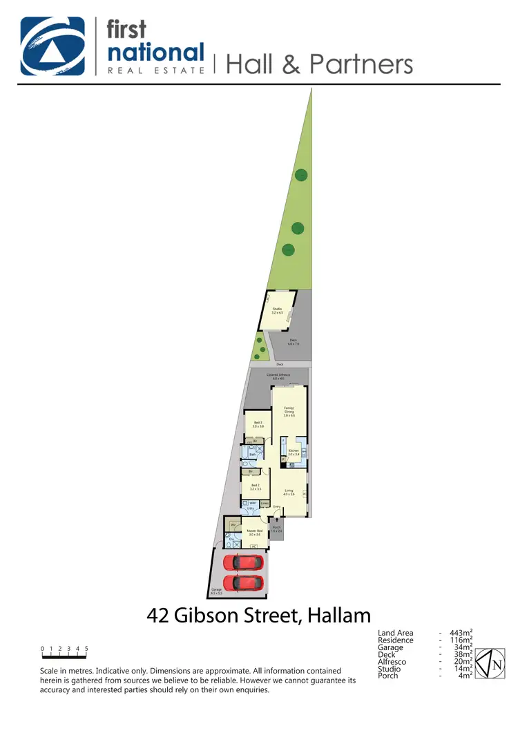 Floorplan of Homely house listing, 42 Gibson Street, Hallam VIC 3803