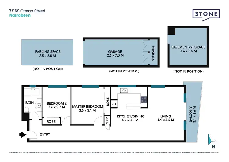 Floorplan of Homely apartment listing, 7/169 Ocean Street, Narrabeen NSW 2101