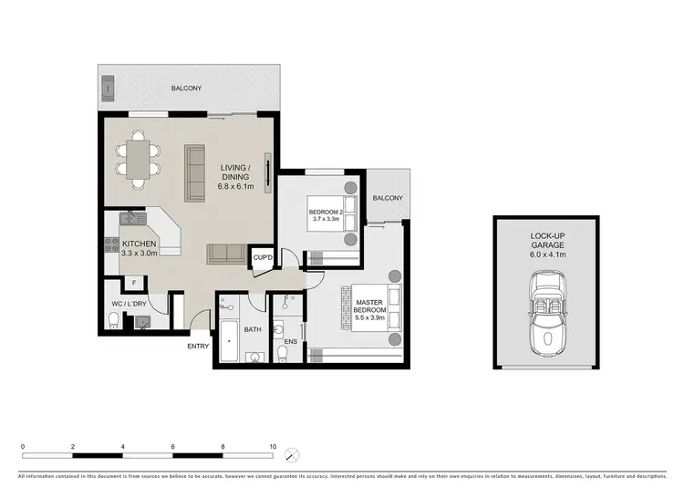 Floorplan of Homely apartment listing, 19/8-16 William Street, Ryde NSW 2112