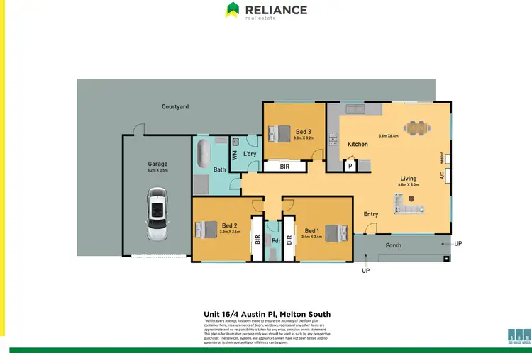 Floorplan of Homely house listing, 16/4 Austin Place, Melton South VIC 3338