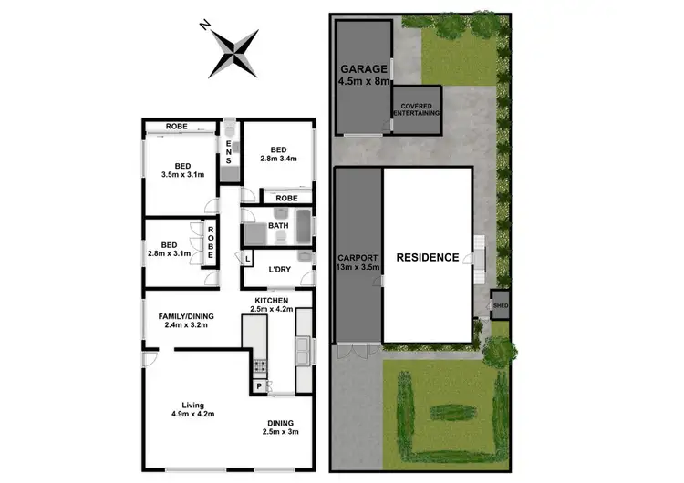 Floorplan of Homely house listing, 34 Kolodong Drive, Quakers Hill NSW 2763