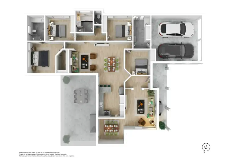 Floorplan of Homely house listing, 65 Michelangelo Crescent, Mackenzie QLD 4156