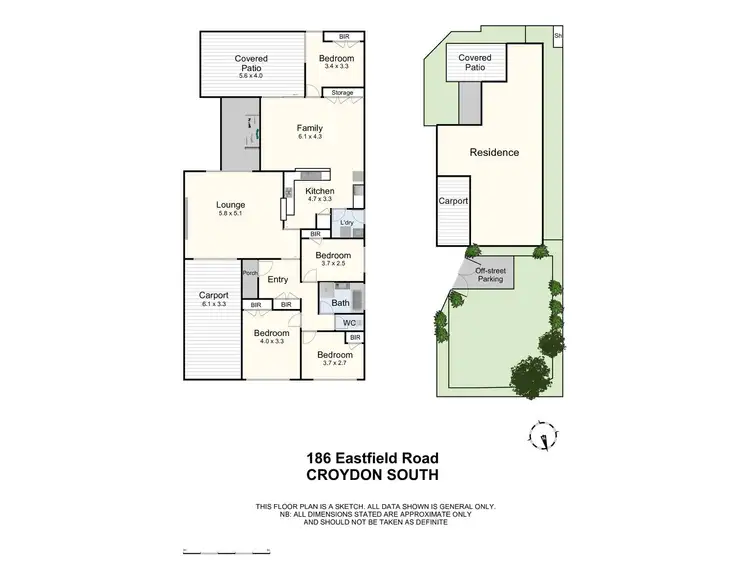 Floorplan of Homely house listing, 186 Eastfield Road, Croydon South VIC 3136