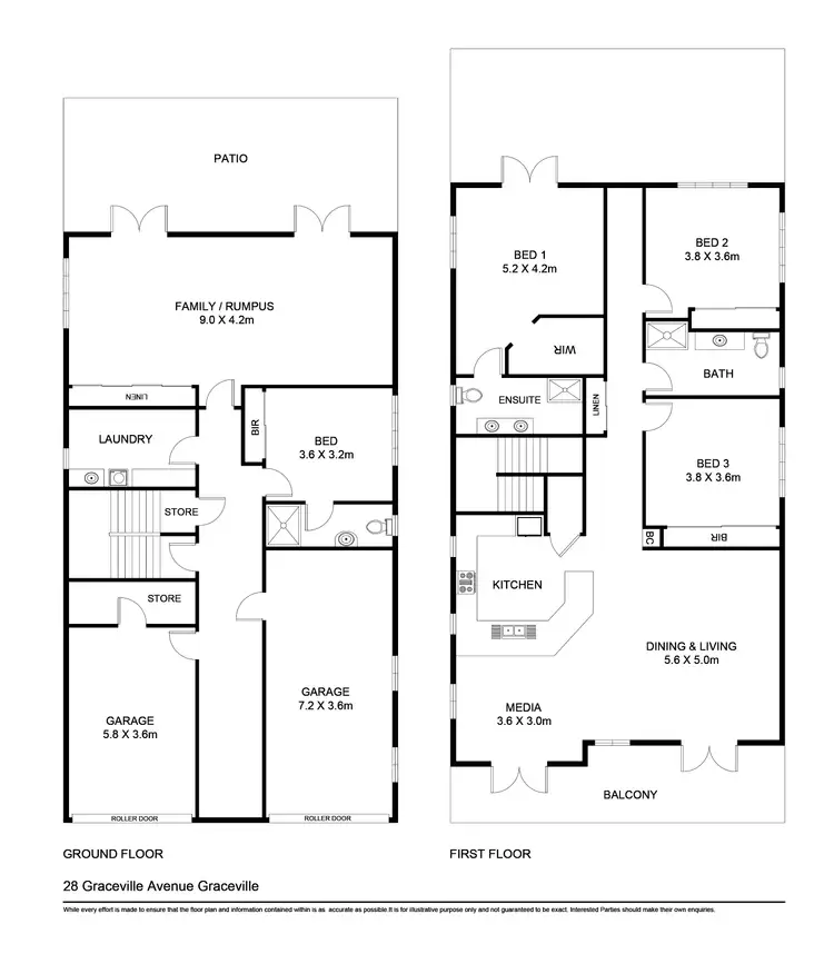 Floorplan of Homely house listing, 28 Graceville Avenue, Graceville QLD 4075