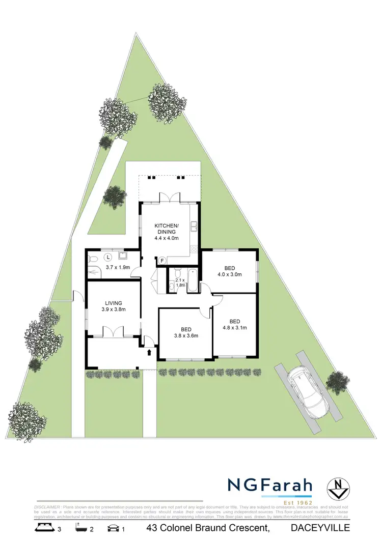 Floorplan of Homely house listing, 43 Colonel Braund Crescent, Daceyville NSW 2032