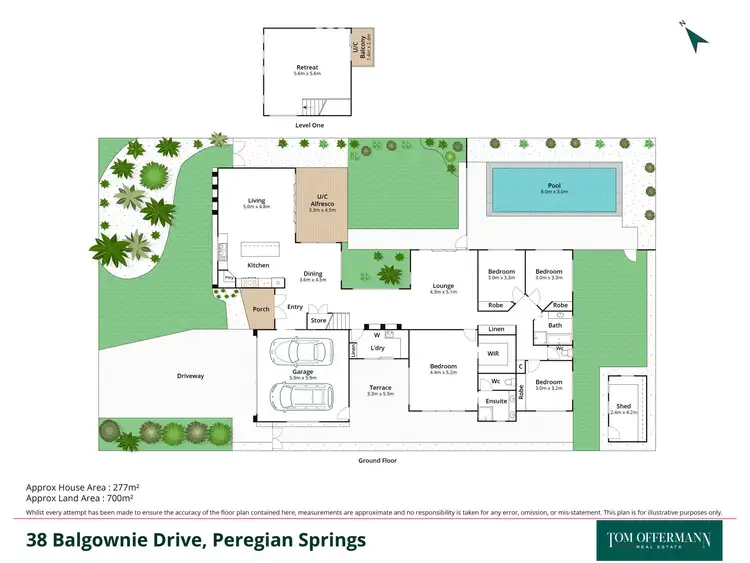 Floorplan of Homely house listing, 38 Balgownie Drive, Peregian Springs QLD 4573