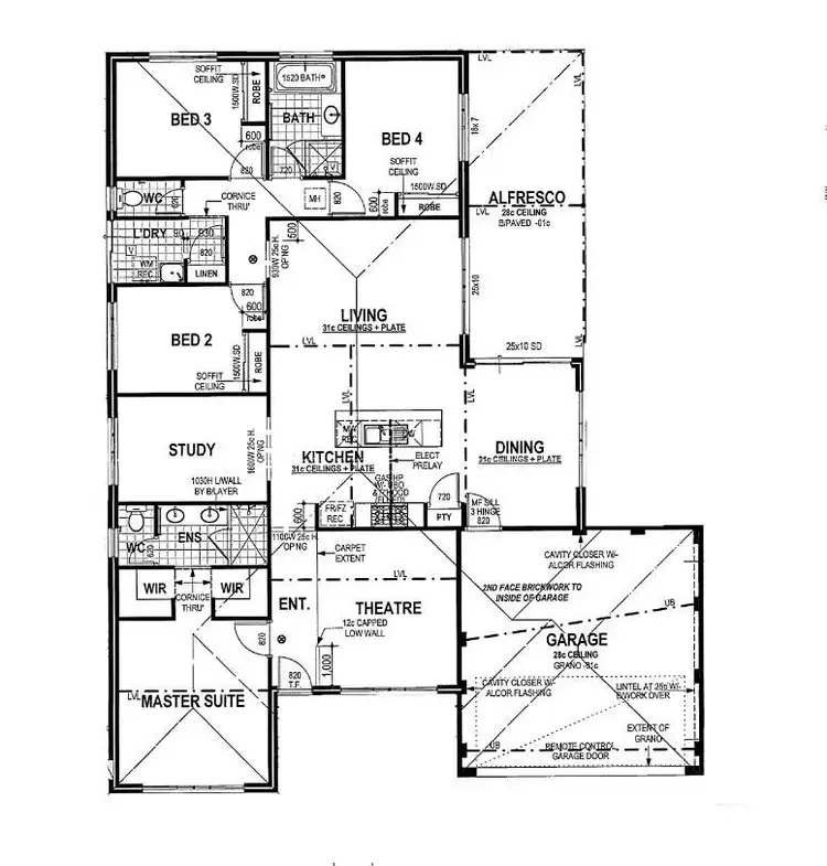 Floorplan of Homely house listing, 7 Leroy Way, Piara Waters WA 6112