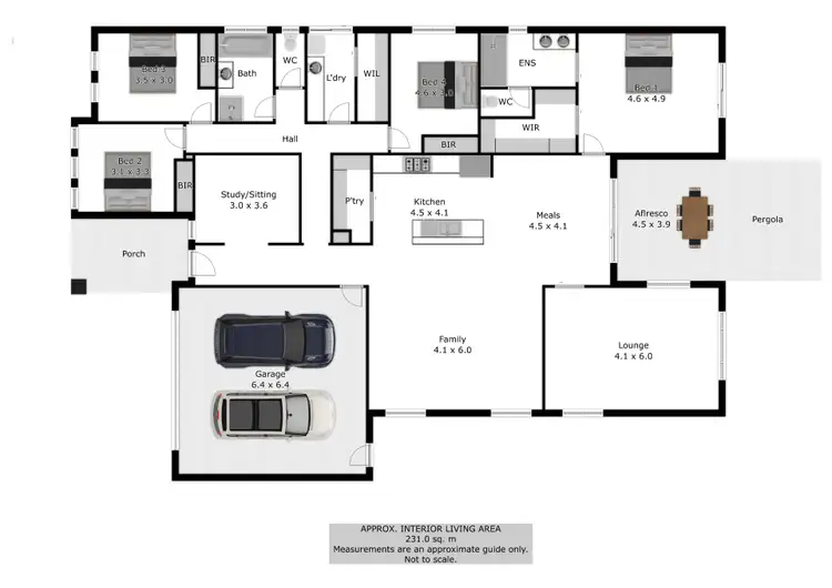 Floorplan of Homely house listing, 33 Morley Drive, Wahgunyah VIC 3687