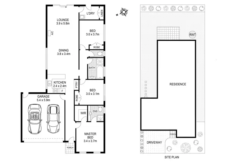 Floorplan of Homely house listing, 9 Basingstoke Retreat, Craigieburn VIC 3064
