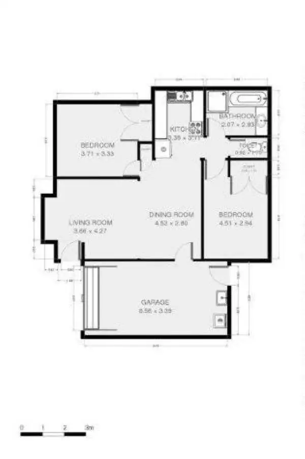 Floorplan of Homely unit listing, 1/3 Justine Parade, Rutherford NSW 2320