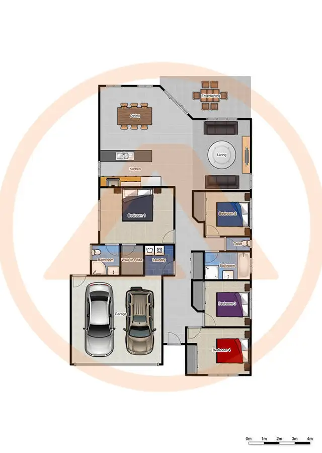 Floorplan of Homely house listing, 23 John Davison Place, Crestmead QLD 4132