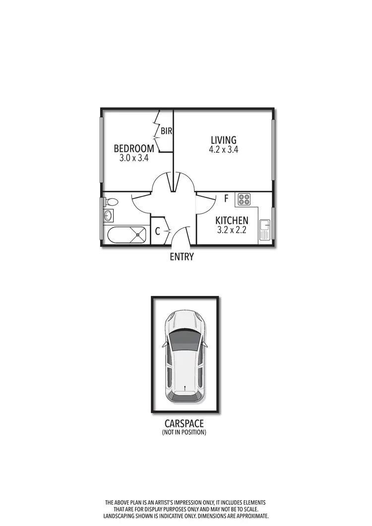 Floorplan of Homely apartment listing, 3/235 Rathmines Street, Fairfield VIC 3078