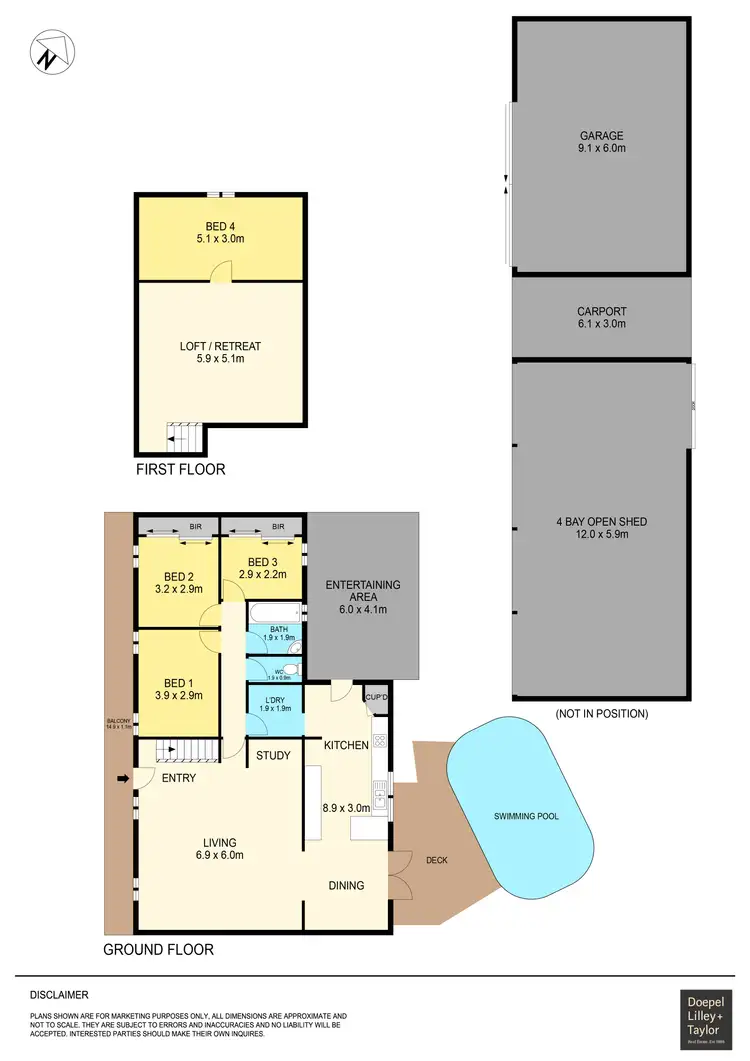 Floorplan of Homely house listing, 89 Blackberry Lane, Haddon VIC 3351