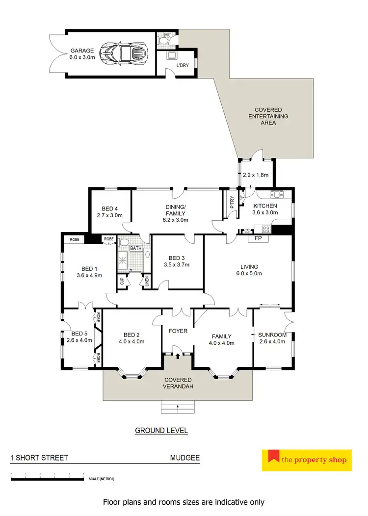 Floorplan of Homely house listing, 1 Short Street, Mudgee NSW 2850