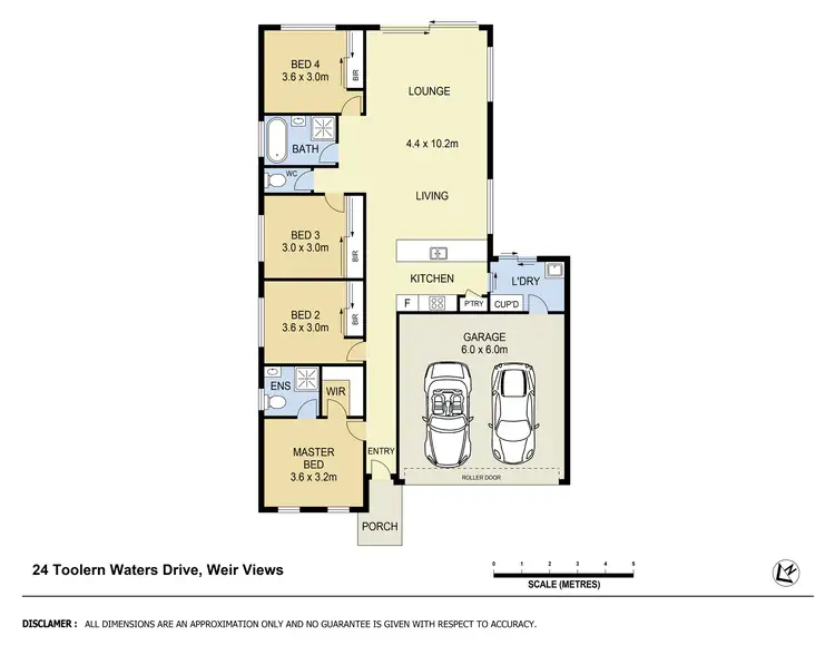 Floorplan of Homely house listing, 24 Toolern Waters Drive, Weir Views VIC 3338