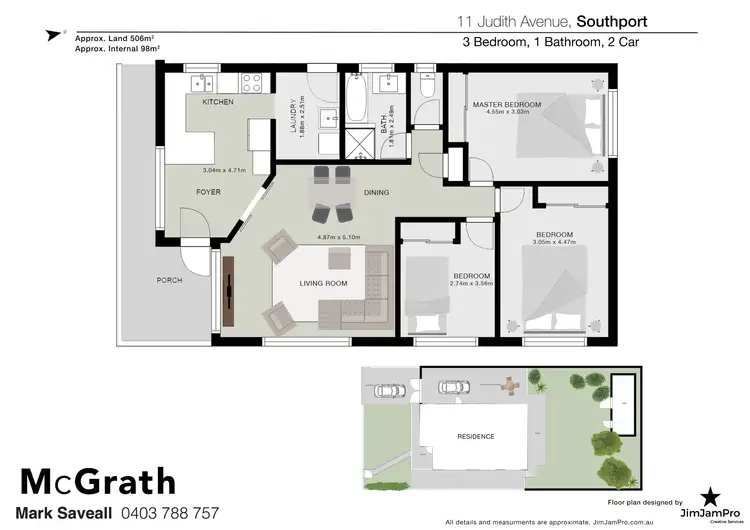 Floorplan of Homely house listing, 11 Judith Avenue, Southport QLD 4215