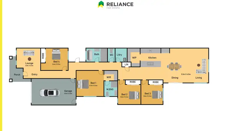 Floorplan of Homely house listing, 48 Villette Avenue, Tarneit VIC 3029