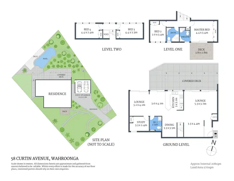 Floorplan of Homely house listing, 58 Curtin Avenue, Wahroonga NSW 2076