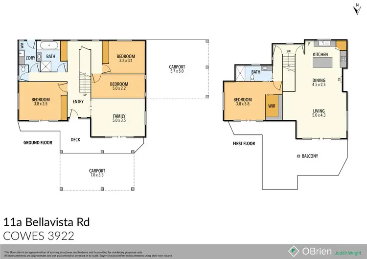 Floorplan of Homely house listing, 11A Bellavista Road, Cowes VIC 3922