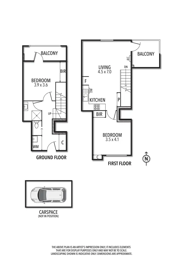 Floorplan of Homely apartment listing, 5/36 Railway Place, Fairfield VIC 3078