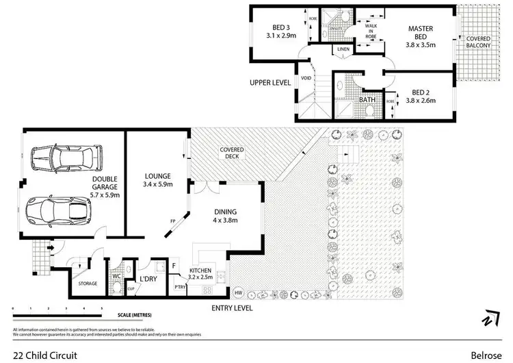 Floorplan of Homely house listing, 22 Childs Circuit, Belrose NSW 2085