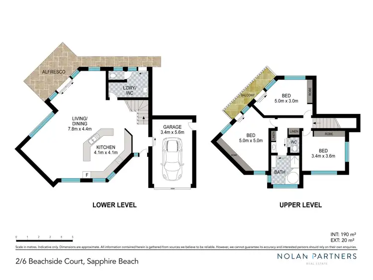 Floorplan of Homely townhouse listing, 2/6 Beachside Court, Sapphire Beach NSW 2450