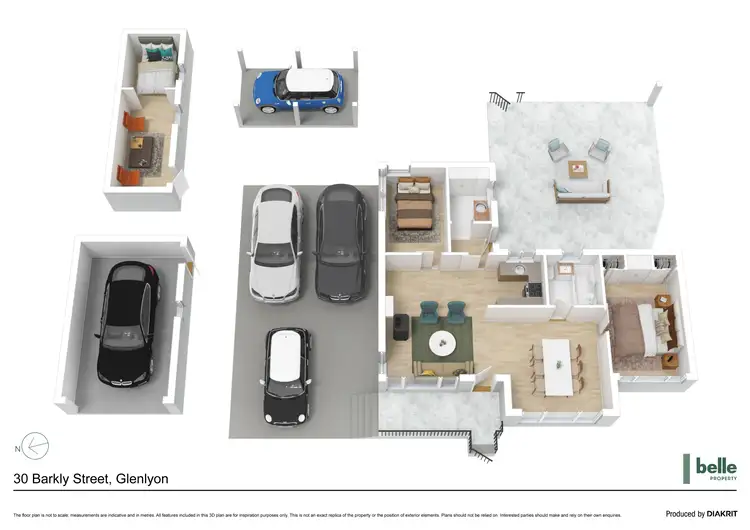 Floorplan of Homely house listing, 30 Barkly Street, Glenlyon VIC 3461