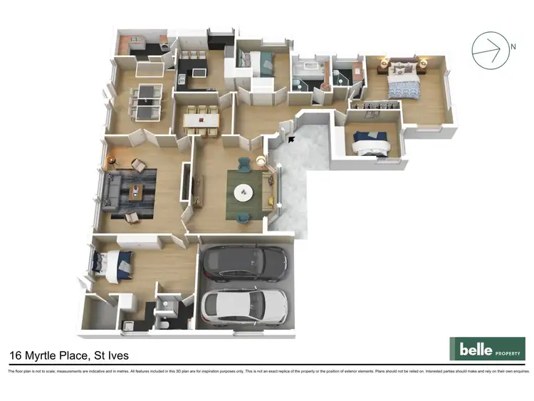 Floorplan of Homely house listing, 16 Myrtle Place, St Ives NSW 2075