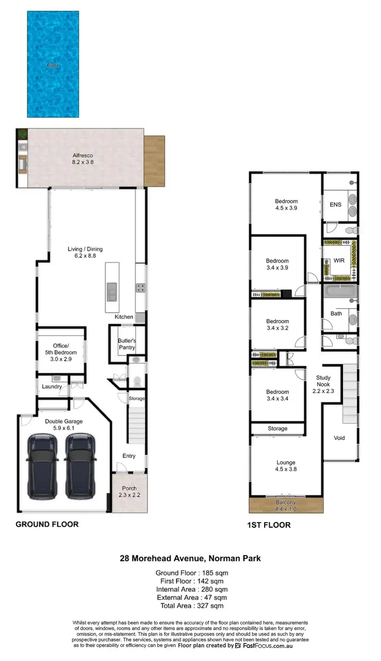 Floorplan of Homely house listing, 28 Morehead Avenue, Norman Park QLD 4170