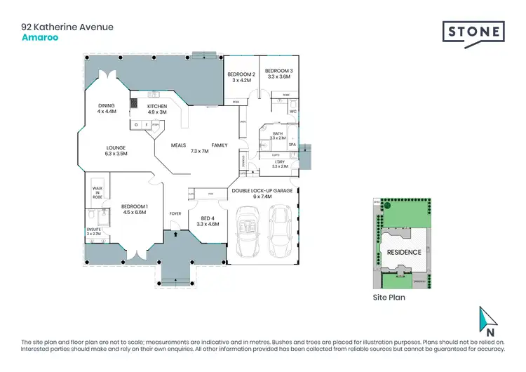 Floorplan of Homely house listing, 92 Katherine Avenue, Amaroo ACT 2914