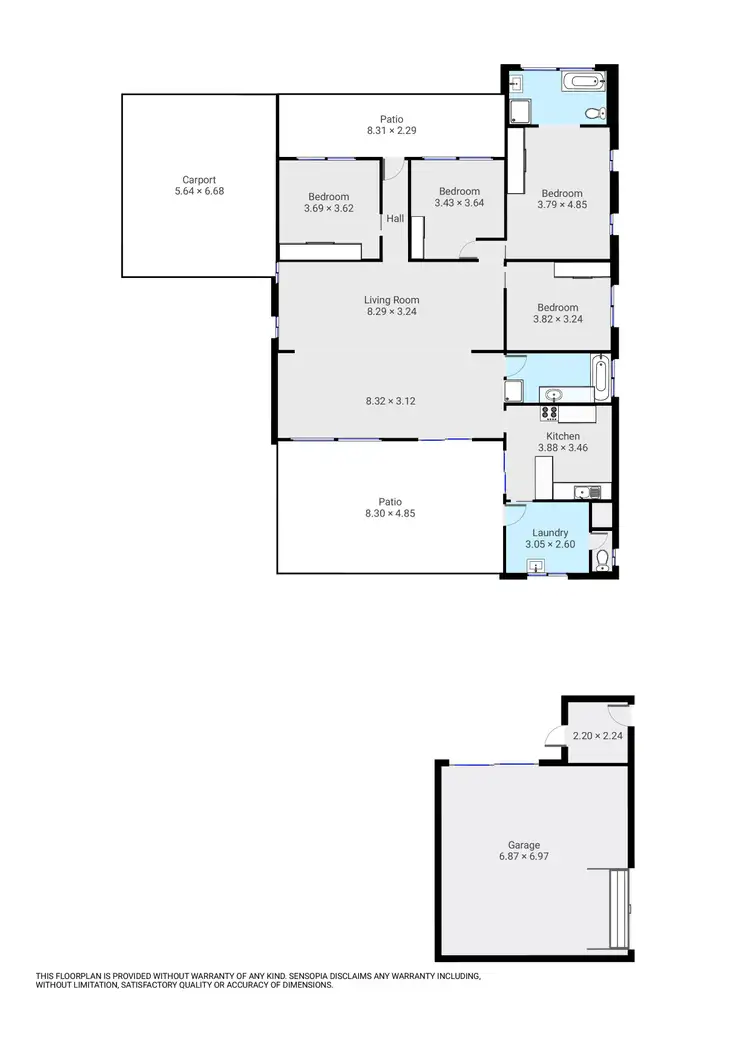 Floorplan of Homely house listing, 16 Akuna Avenue, Tallangatta VIC 3700