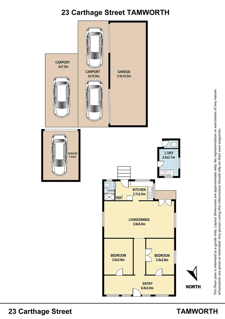 Floorplan of Homely house listing, 23 Carthage Street, Tamworth NSW 2340