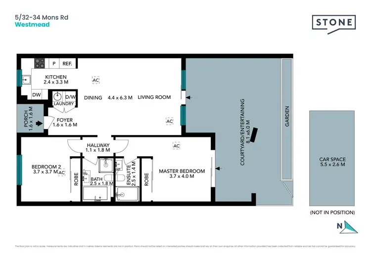Floorplan of Homely apartment listing, 5/32-34 Mons Road, Westmead NSW 2145