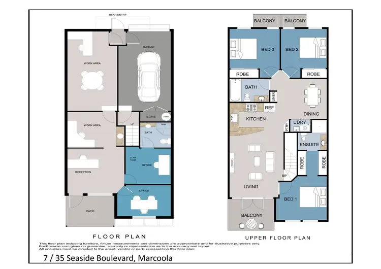 Floorplan of Homely unit listing, 7/35 Seaside Boulevard, Marcoola QLD 4564