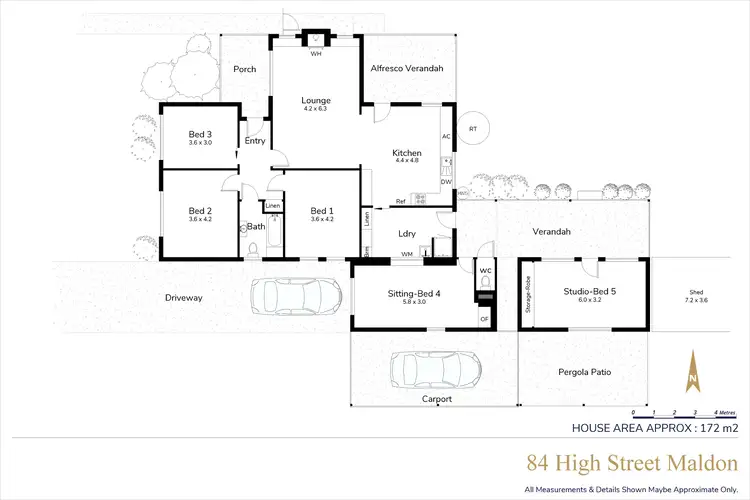 Floorplan of Homely house listing, 84 High Street, Maldon VIC 3463