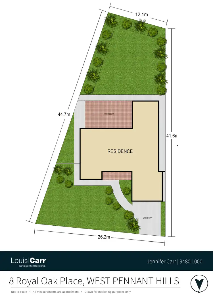 Floorplan of Homely house listing, 8 Royal Oak Place, West Pennant Hills NSW 2125