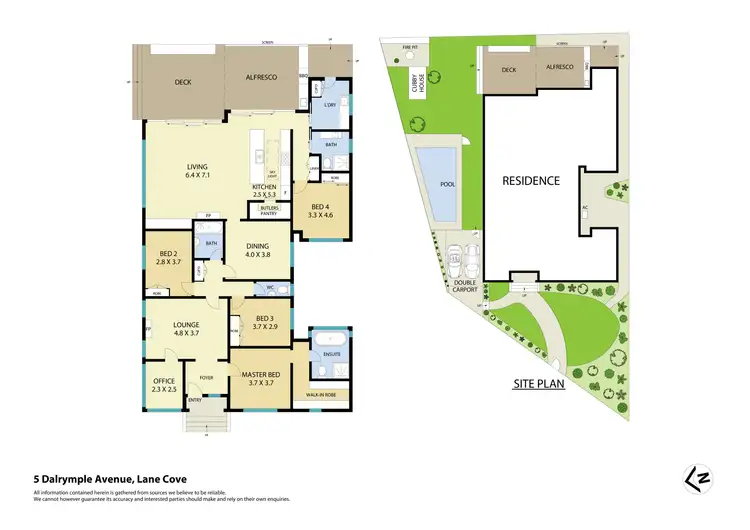 Floorplan of Homely house listing, 5 Dalrymple Avenue, Lane Cove NSW 2066