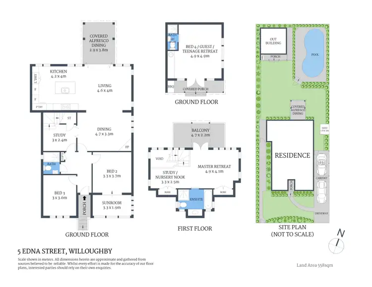 Floorplan of Homely house listing, 5 Edna Street, Willoughby NSW 2068