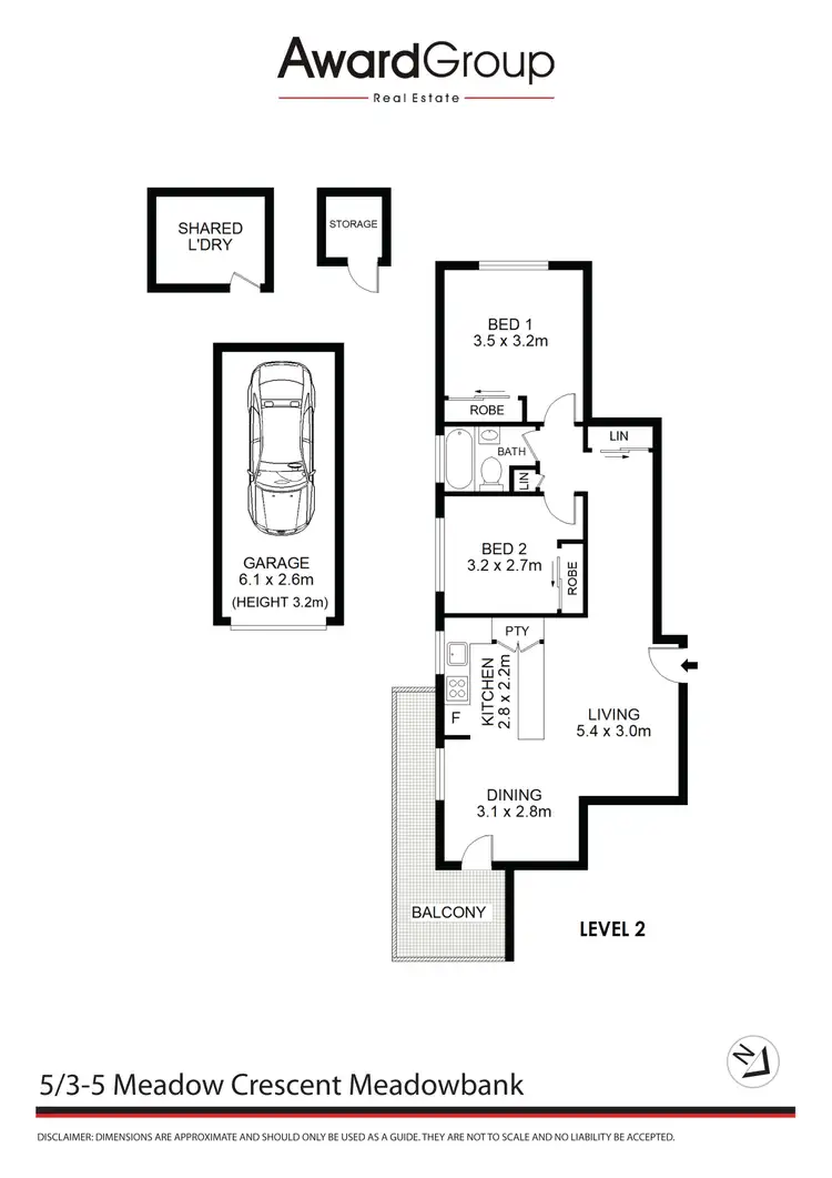 Floorplan of Homely unit listing, 5/3-5 Meadow Crescent, Meadowbank NSW 2114