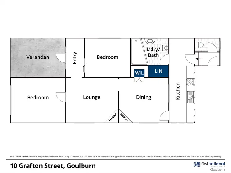 Floorplan of Homely house listing, 10 Grafton Street, Goulburn NSW 2580